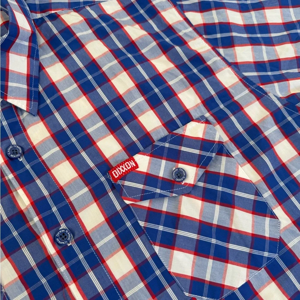 DIXXON Flannel Company Victory Mens Plaid Button Up Shirt Bamboo Blend Size XL - Picture 3 of 8